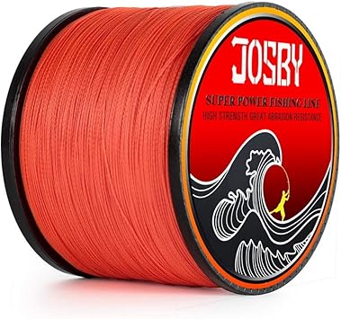 Amazon Josby 4ストランド1000m Pe編組釣り釣り漁船塩水織り鯉の魚コードpescaの糸スーパー強いオレンジ色の多色色 Kleur X4 300 Blue Line Number 28lb 0 22mm ライン
