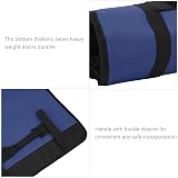 Lairun Tool Roll Organizer Bag Blue Polyester Multi Pocket Hand Roll-Up Tote view 6