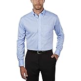 Tommy Hilfiger Men's Non Iron Solid Button Collar Dress Shirt