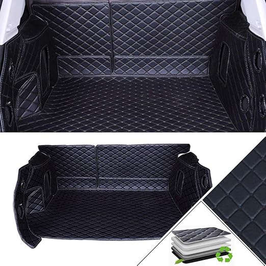 ALLYARD Custom Car Trunk Mats for Audi Q7 7Seats 20162019