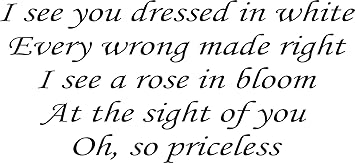 Amazon.com : I see you dressed in white, Every wrong made right, I ...