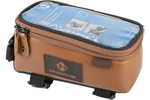 M-Wave Unisex Adult Rotterdam Top XL LE Top Tube Bag, Tan