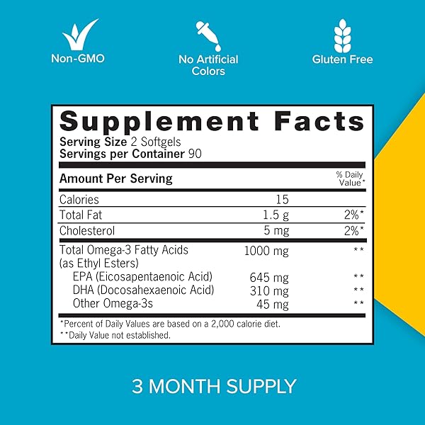 QUNOL FISH OIL OMEGA 3 MINI SOFTGELS, 1000MG OMEGA 3 EPA + DHA, ULTRA PURE SUPPLEMENTS, HEART HEALTH SUPPORT, LEMON FLAVOR, EASY TO SWALLOW MINIS, 3 MONTH SUPPLY, 180 COUNT