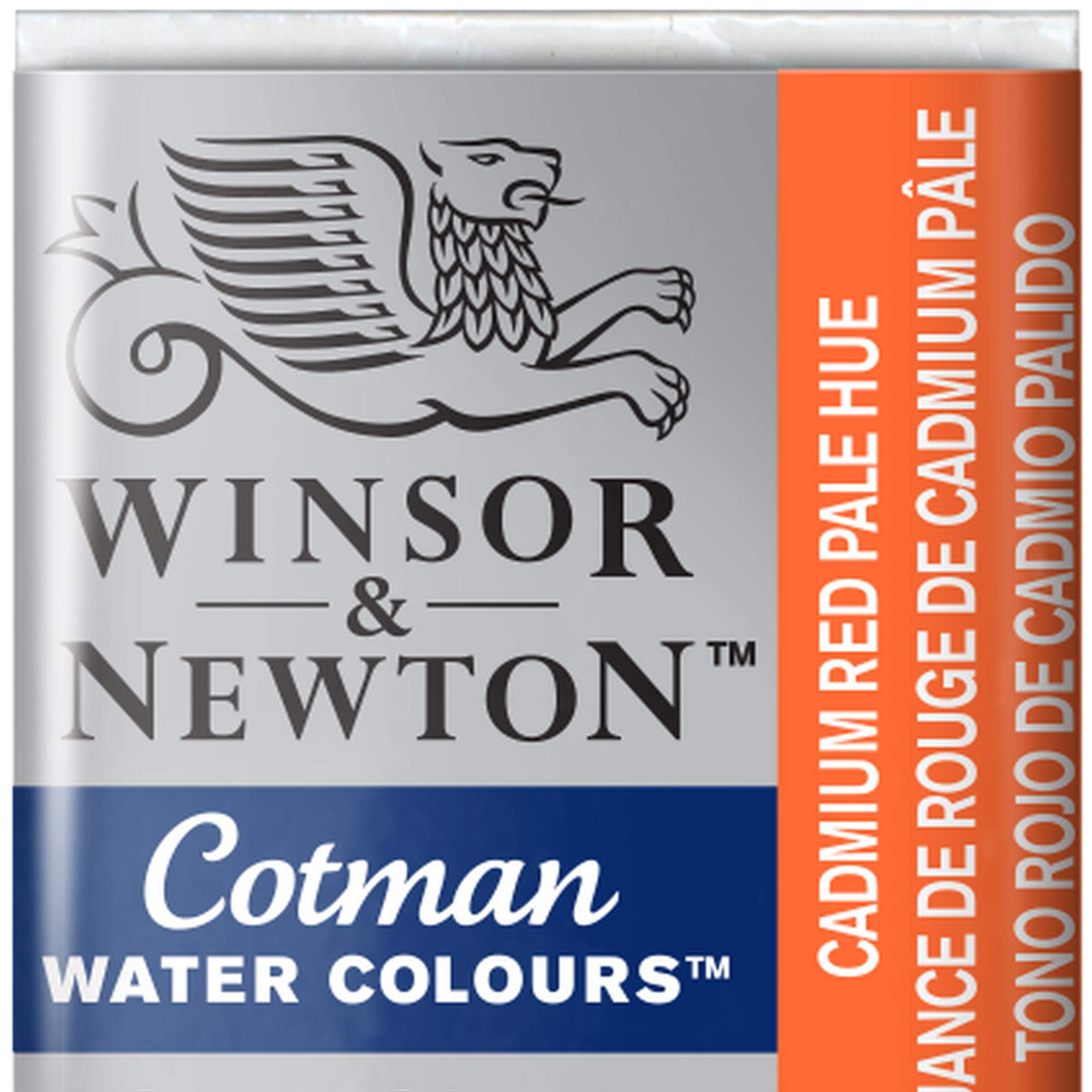 Cotman 0301103 Winsor & Newton ? Watercolors, Red (Pale cadmium), 1,9 x 1,6 x 1,1 cm
