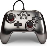 PowerA Enhanced Wired Controller for Nintendo Switch - Mario Silver