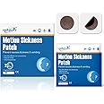 Hionfurt 80ct Motion Sickness Patches – Sea Sickness Patches for Cruise, Car, Airplane, and Other Travel – Non-Drowsy, Effective, Lasts 72 Hours