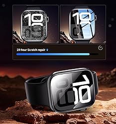 MAGIC JOHN 2 Pack for Apple Watch Screen Protector