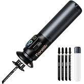 Fanttik R11 Pro Cordless Mini Reciprocating Saw for Wood &amp; PVC Cutting | Brushless Motor, 0&ndash;2200 SPM Variable Speed, Type-C Fast Charging, Tool-Free Blade Change, 5-Blade Kit Sawzall