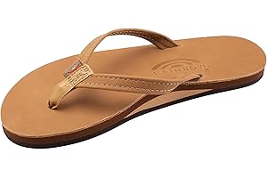 Rainbow Sandals Women's Single Layer Leather Sandal Narrow Strap