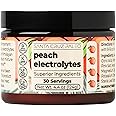 Santa Cruz Paleo Electrolyte Powder, Peach Flavor, Sugar Free Hydration Drink Mix with Himalayan Pink Salt, Sea Salt, Magnesium Glycinate, Potassium Chloride, Sweetened with Stevia, 30 Servings