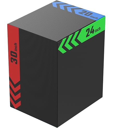 Amazon.com : Titan Fitness Soft Foam Plyometric Jump Box, 20in