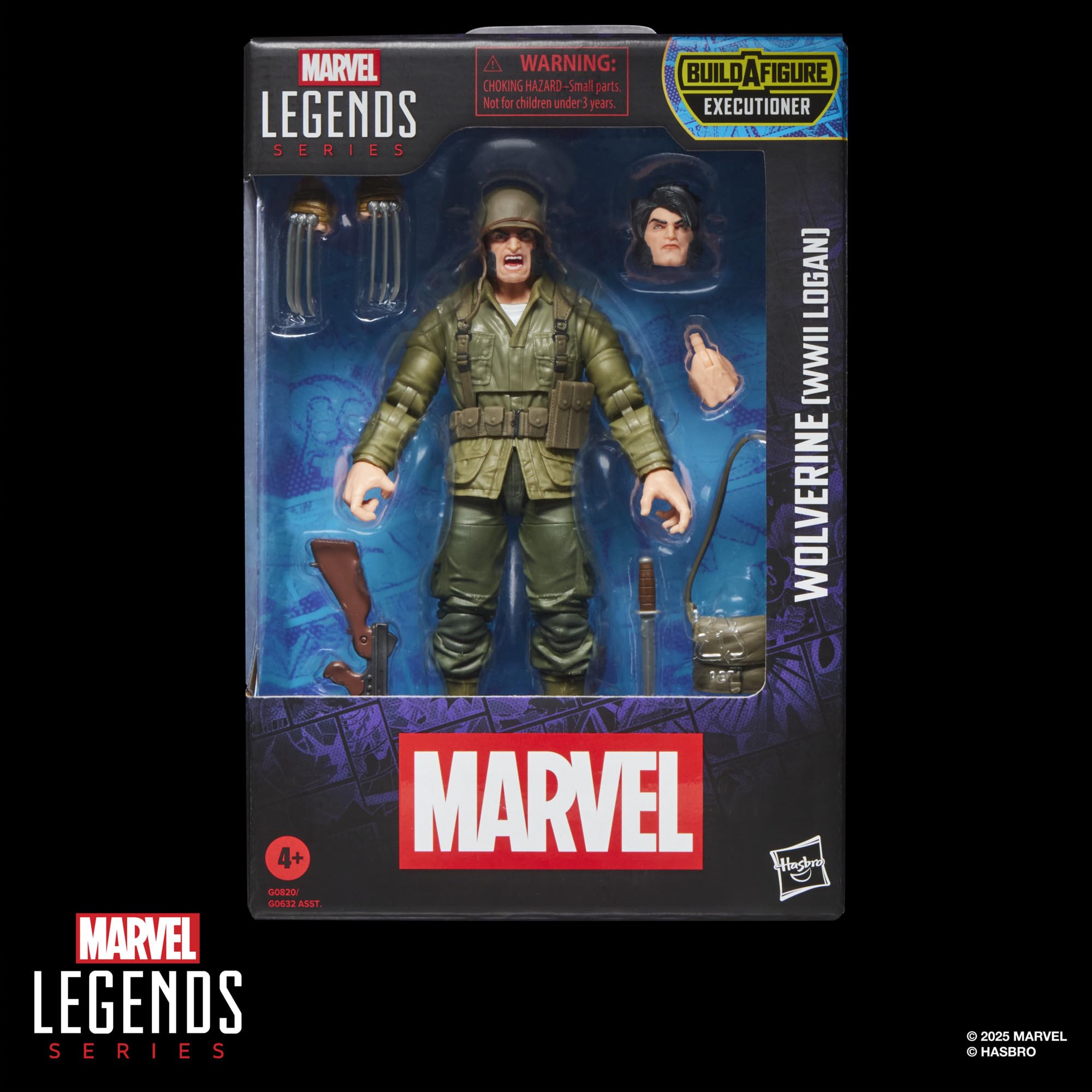 Marvel Legends Series Wolverine (WWII Logan), X-Men Comics Collectible 6-Inch Scale Action