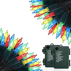 KOUQIYA Battery Operated Christmas Lights, 2 Set of