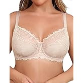 Avidlove Lace Bras for Women Full Coverage Lifting Underwire Everyday Bra for Large Bust