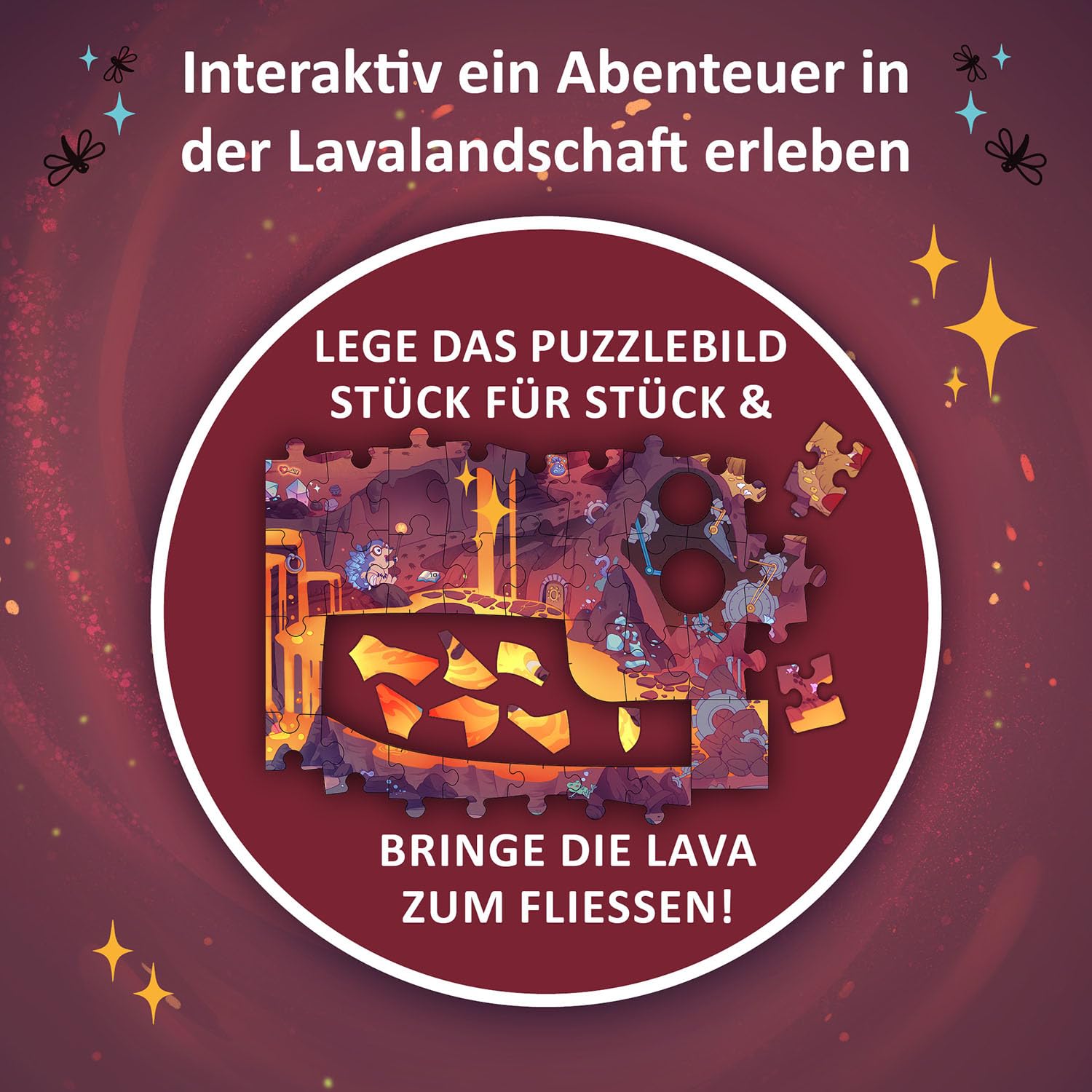 Kosmos Adventure Puzzle In den Tiefen des Vulkans, 258 Teile 4