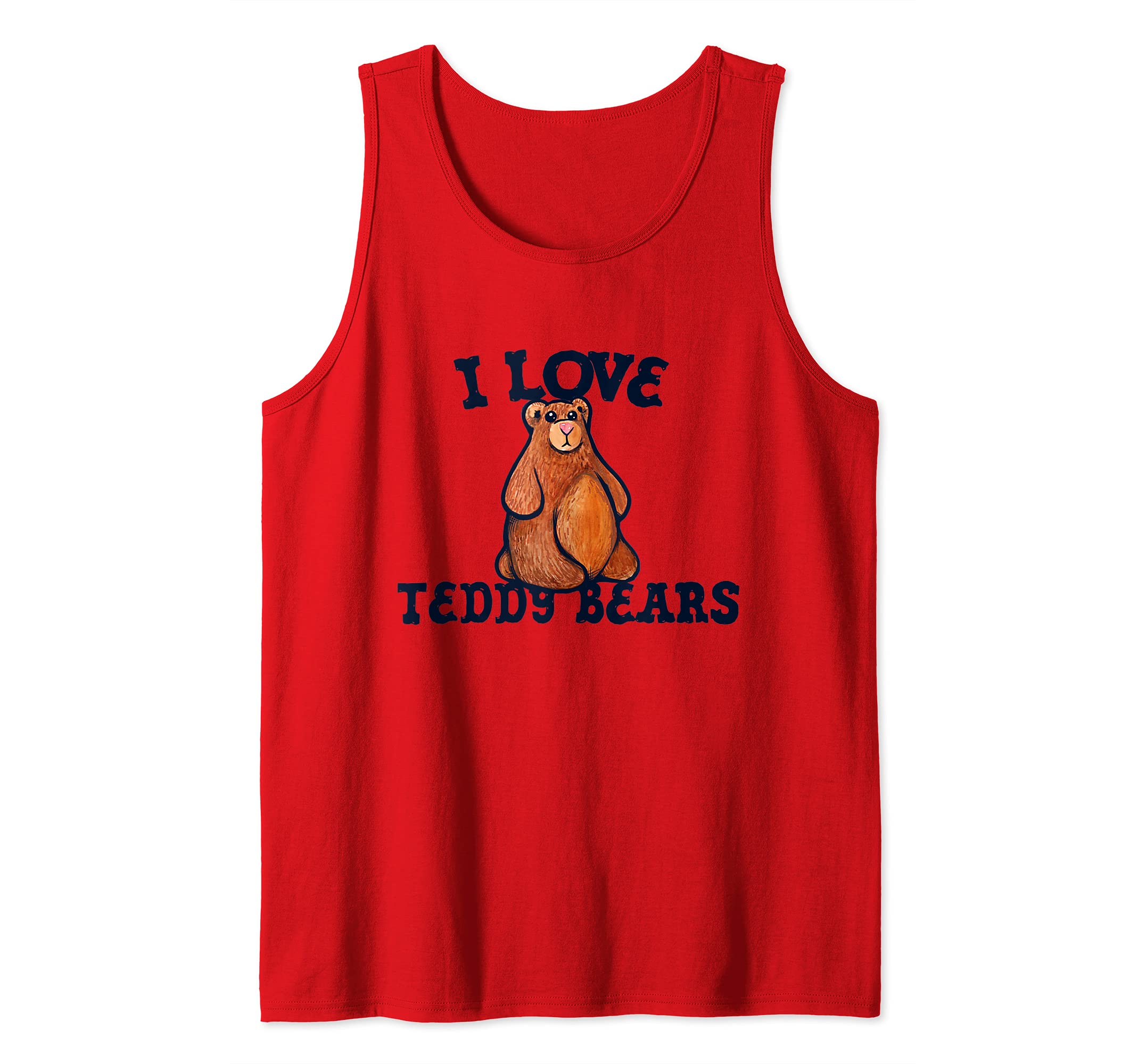 I love Teddy Bears cute Teddy Bear Collector Tank Top