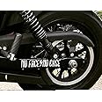 STICKY DUDE | NO FACE NO CASE - Swing Arm Sticker Decal for HD FLSB M8 Dyna Clubstyle Europe USA