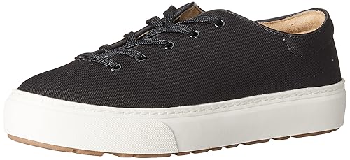 Amazon Essentials Women's Comfortable Lace Up Sneakers, Black, 13