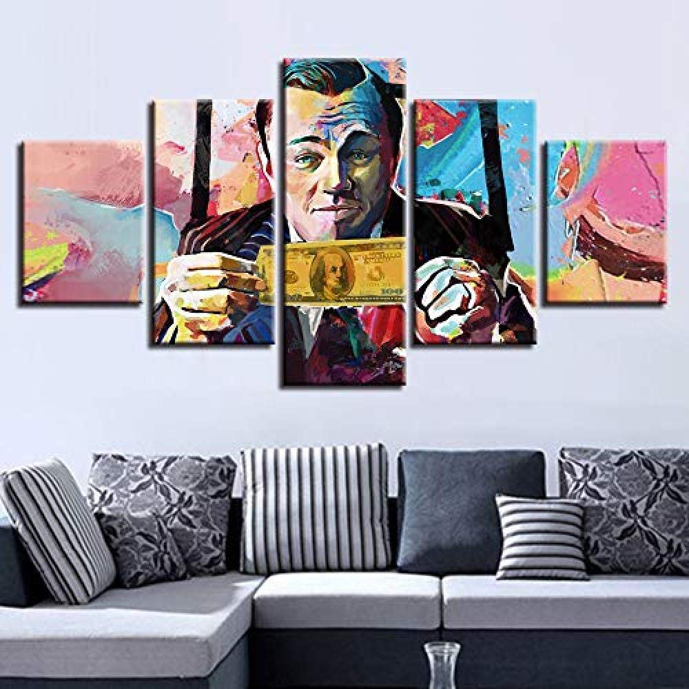 FSKJWLH Quadri su Tela Stampa su Tela Pittura Arte della Parete 5 Pezzi Graffiti Astratti FSKJWLH Quadri su Tela Stampa su Tela Pittura Arte della Parete 5 Pezzi Graffiti Astratti