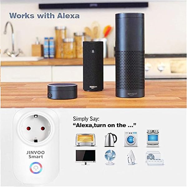 JinvooSmart 2 packungen mit wi   fi   smart   steckdose fernbedienung timer alle stecker   wahl mit google versandkostenfrei nach hause weie 2 pack