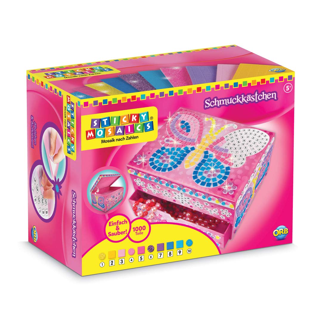 Sotel Sticky Mosaics (R) Jewelry Box Kit-Jewelry Box