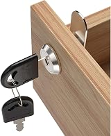 Litensh 2Pcs 20mm Security Mailbox Lock with Keys Cam Drawer Cabinet Locker view 2