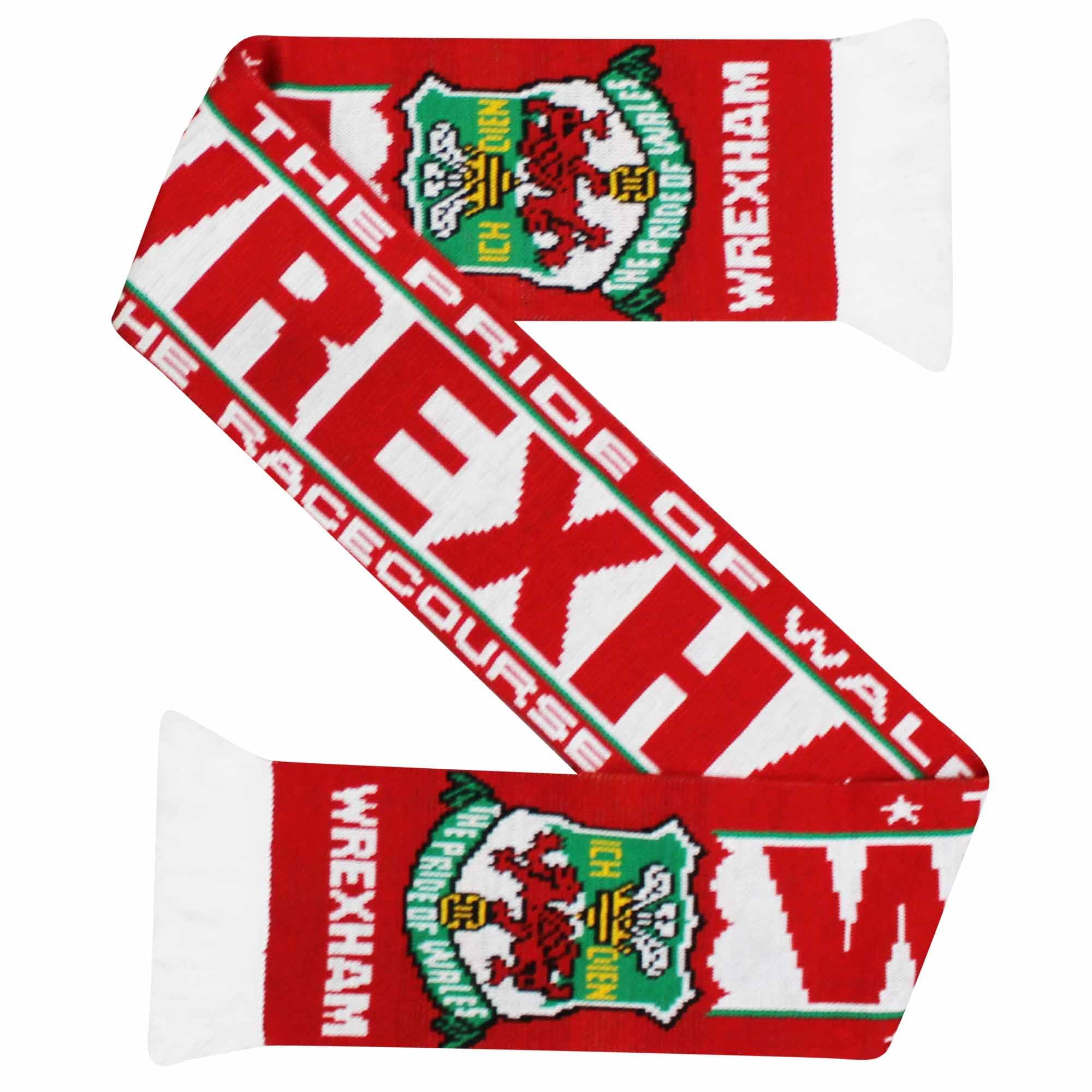 GIFTS 4 ALL New Wrexham Football Fans Souvenir Scarf, Wrexham Red Dragons Match Day Scarf, Red Dragons Champions Fans Scarves