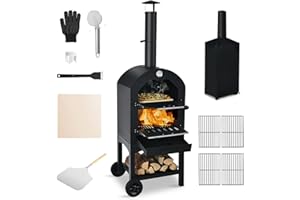 ORALNER GO-61500OM Outdoor-Kitchen-ovens, Black