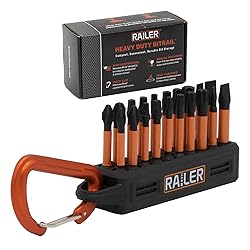 Railer 20pc Screwdriver Bit Set - Premium S2 Steel