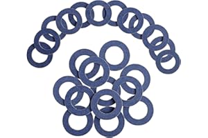 VASTAUTO 90430-12031 (24Pcs) Aluminium Oil Drain Plug Washer Gaskets Compatible with Toyota Lexus Scion Crush Washer Seals Replaces# 9043012031