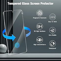 3+2 Pack Galaxy S24 Screen Protector, Tempered