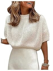 GORGLITTER Women's Puff Short Sleeve Cropped