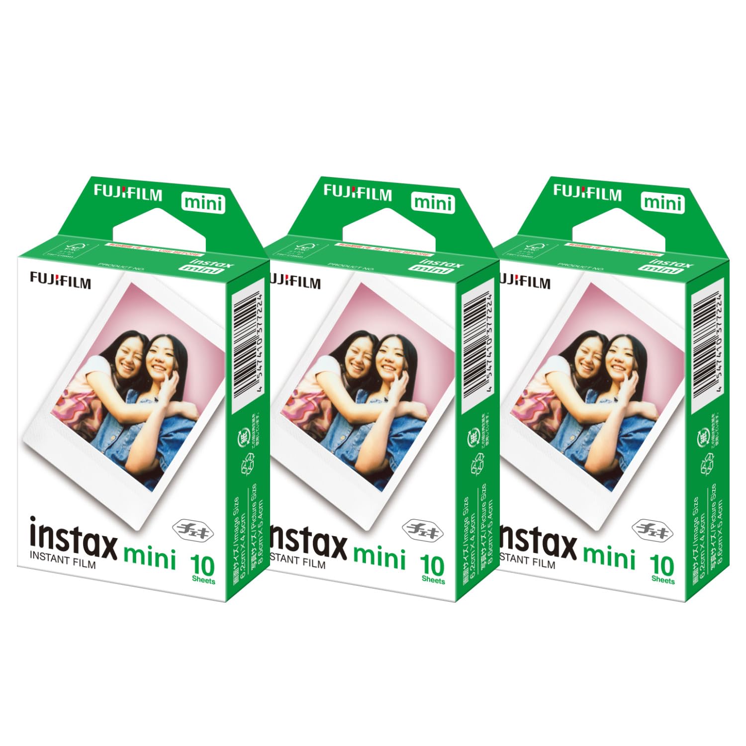 富士フイルム チェキフィルム instax mini 1パック品（10枚入）JP1×3コセット商品画像
