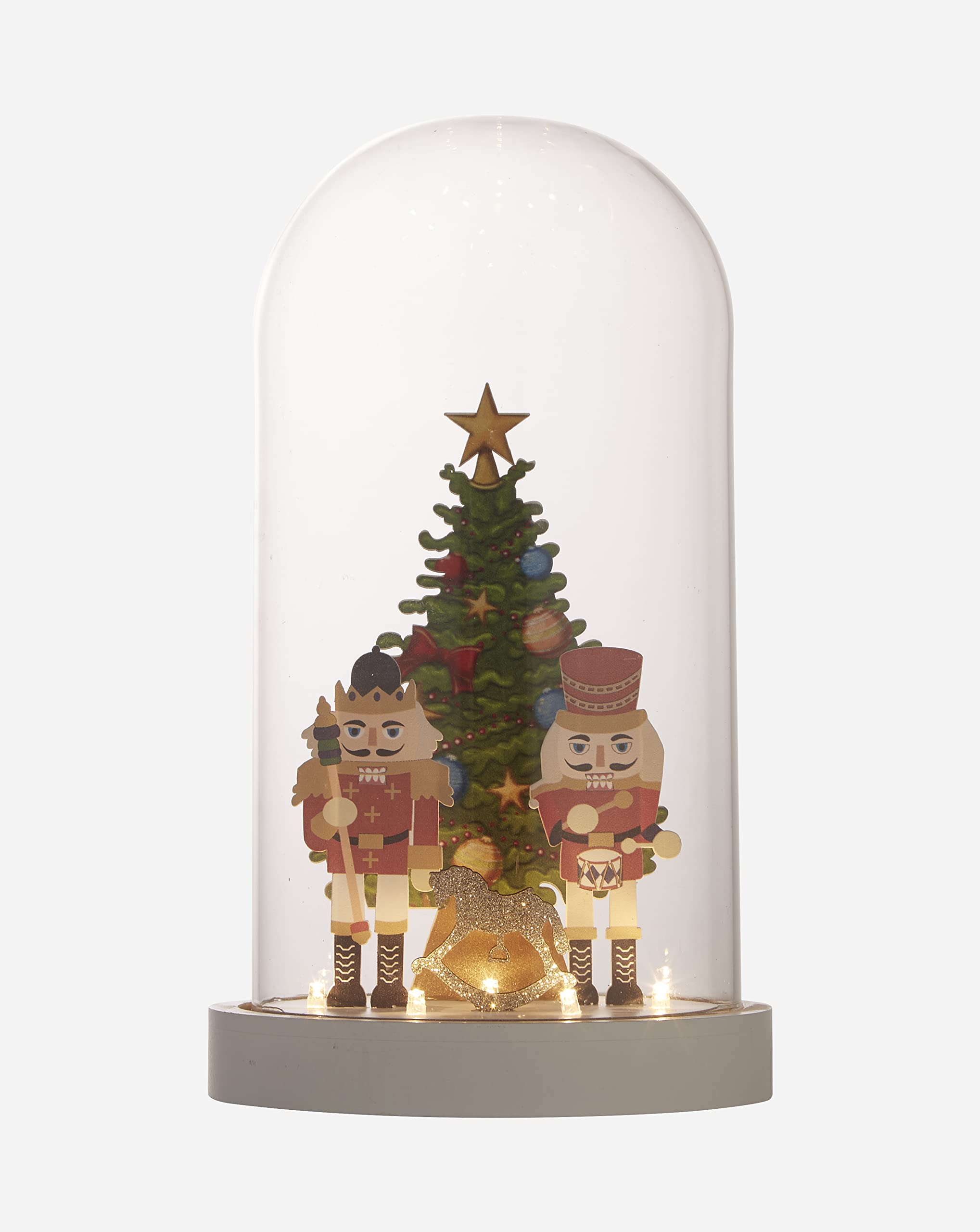 Christmas LED Glass Dome Lamp