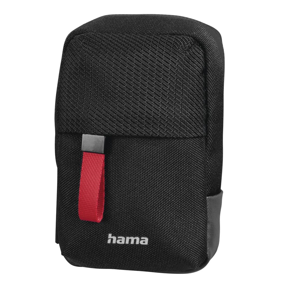 Hama Matera 60H Camera Bag - Small Digital Camera Shoulder Bag with Neck & Belt Loop, Recycled PET, Black