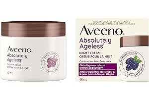Aveeno Absolutely Ageless Night Cream/Aveeno Absolutely Ageless Restorative Night Cream, Anti Aging Moisturizer, Vitamins, Bl