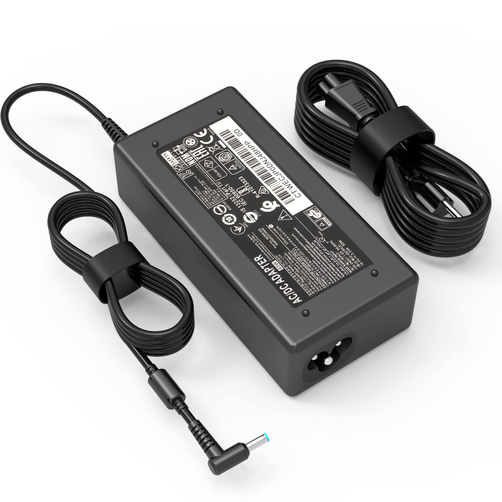 Photo 1 of 65W AC Charger Fit for HP Probook 430 440 445 450 Elitebook 830 840 850 G3 G4 G5 G6 G7 G8 G9 Laptop Adapter Power Supply