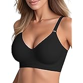 Easybunny Wireless Bras for Women No Underwire Seamless Buttery Bralettes Smoothing Women's Bras Full Coverage Shapedly Bra