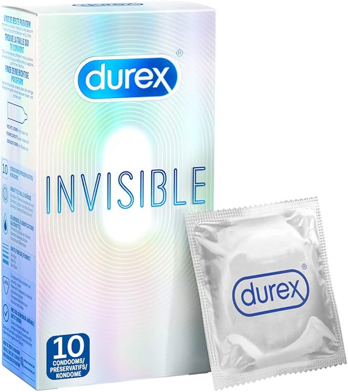 Durex Invisible - 10 Condoms Durex 35 g: Amazon.es: Salud y cuidado personal