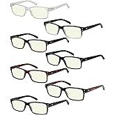Eyekepper Vintage Reading Glasses for Men - 5 Pack Spring Hinges Classic Readers