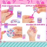 Townley Girl L.O.L. Surprise Makeup Backpack Set with Lip Balm Nail Polish view 4