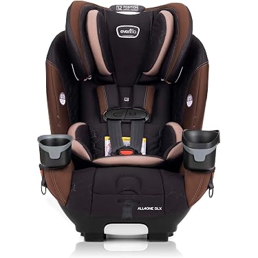 Evenflo EveryFit/All4One 3-in-1 Convertible Car Seat w/Quick Clean Cover (Belmont Brown)