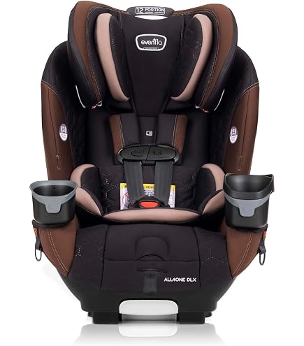Amazon.com : Evenflo EveryKid 3-in-1 Convertible Car Seat (Livingston Gray) : Baby