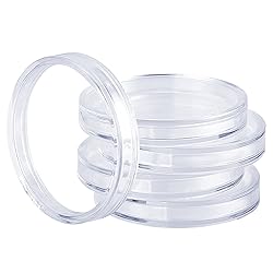 Hicarer 100 Pieces 30 mm Coin Capsules Clear
