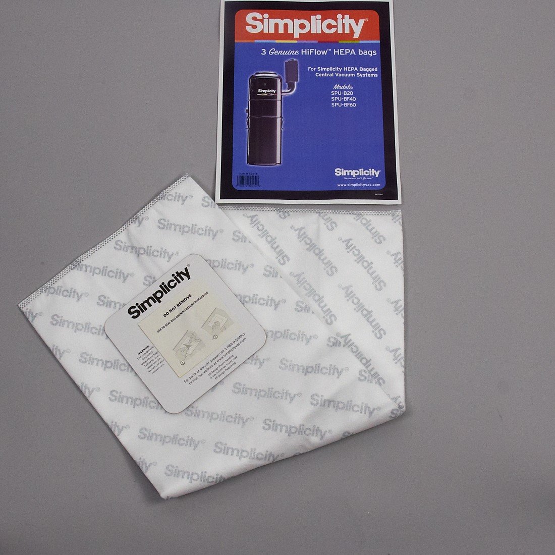 SIMPLICITY CENTRAL VACUUM BAGS SCB3 Home & Kitchen