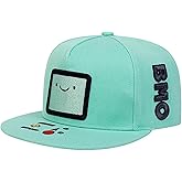 TCB Creations Adventure Cartoon Time BMO Character Adult Size Baseball Adjustable Snapback Cap/Hat Multicoloured