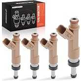 A-Premium 12 Holes Fuel Injectors 23250-0T020 1.8L | Compatible with Toyota Corolla 2009-2017, Matrix 2009-2013 &amp; Scion xD 2008-2009, L4 1.8L, Set of 4