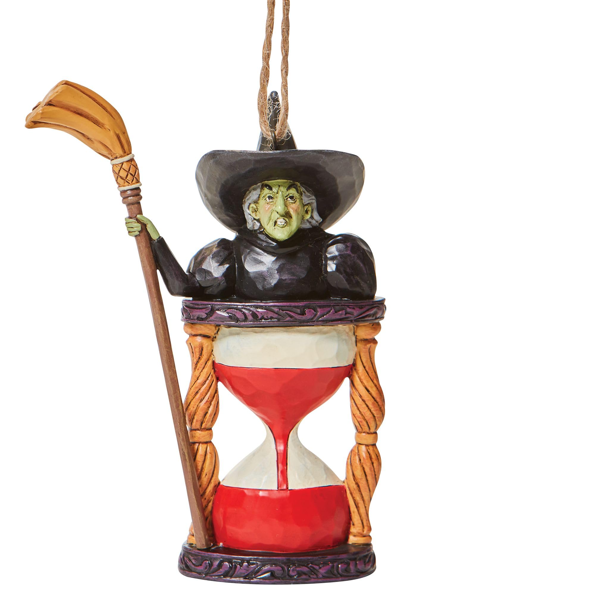 Jim Shore Wicked Witch Hourglass Ho Hanging Ornament