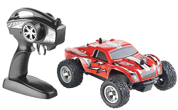 Simulus RC Auto: Ferngesteuerter Monster-Truck Land Monster, 2,4-GHz-Funk, 15 km/h (Funk Auto)