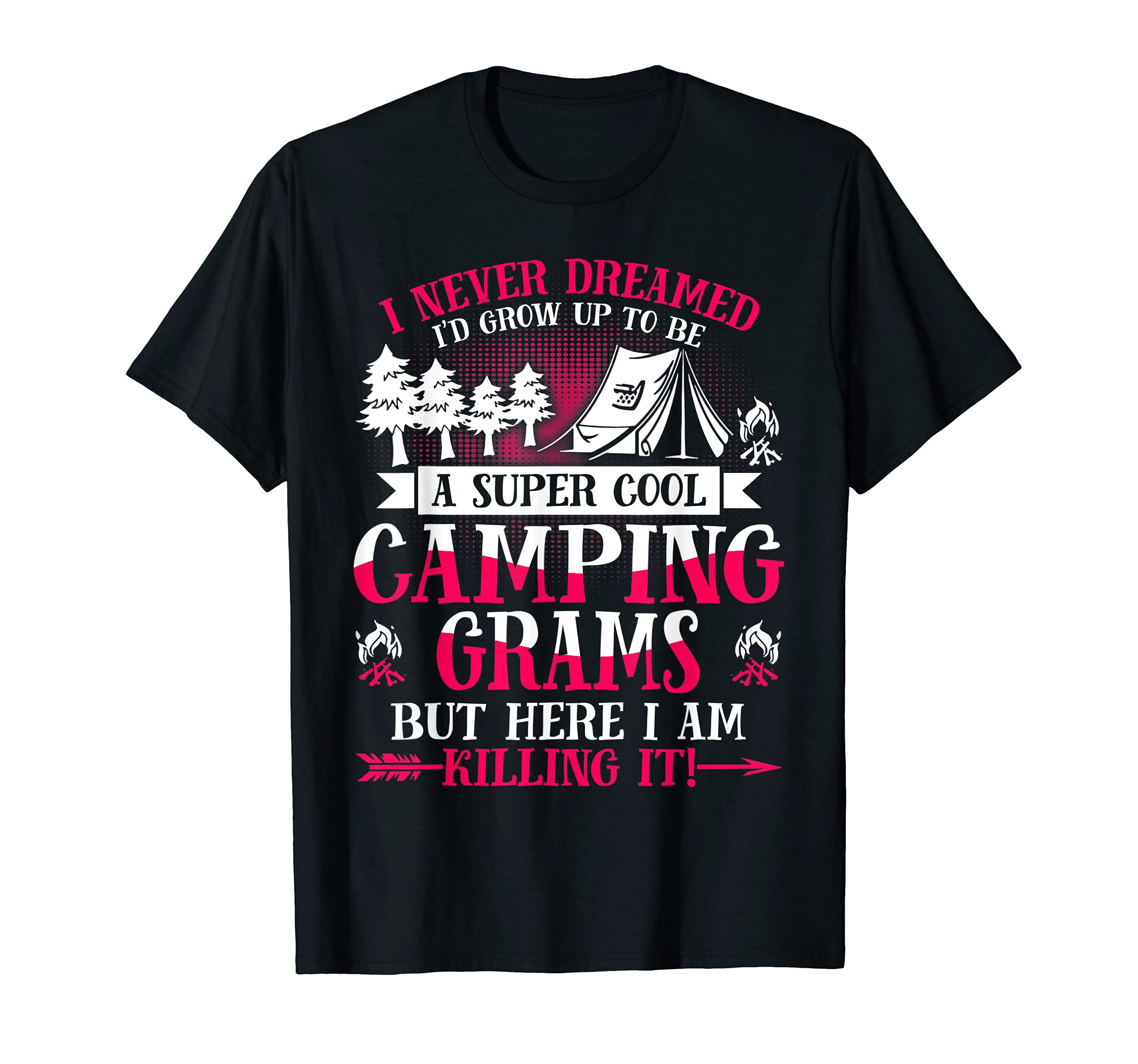 Camping Grams Supper Cool Grams Summer Holiday T-Shirt